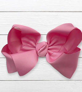 Wild Rose 7.5" Wide Hair Bows