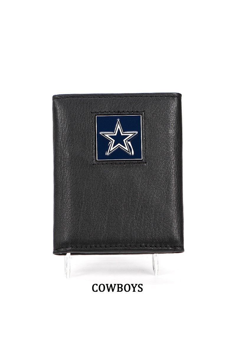 Cowboys NFL Leather Tri-Fold Wallet