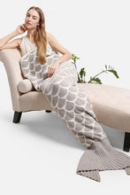 Gray Luxury Super Soft Mermaid Tail Blanket