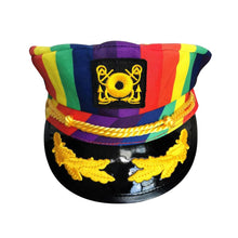 Rainbow Captains Hat