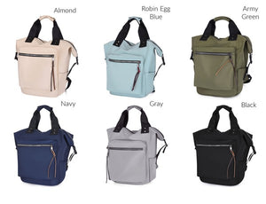 Gray Everyday Backpack Tote