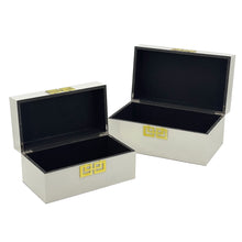 Golden Jewelry Storage Box - Set of 2