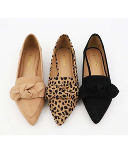 Cheetah Suede Suede Casual Loafer Flats