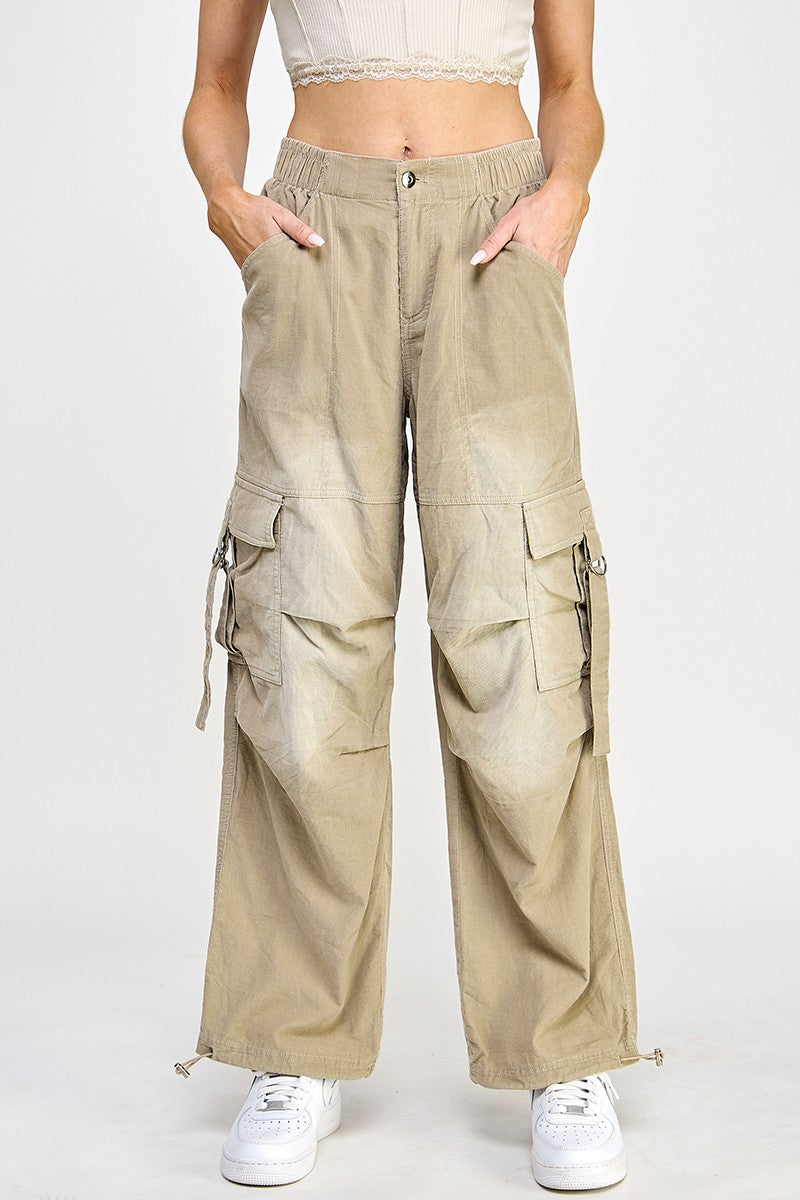 Stone Corduroy Cargo Pants – Aquarius Brand