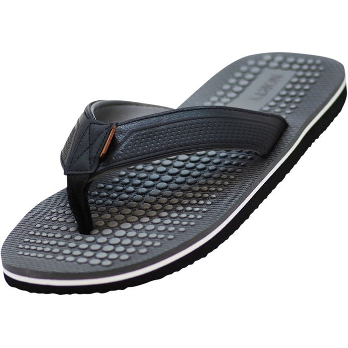 Mens Flip Flop Sandal Black/Charcoal