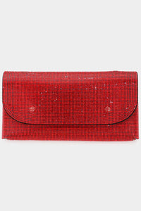 Red Bling Rectangle Crossbody Bag