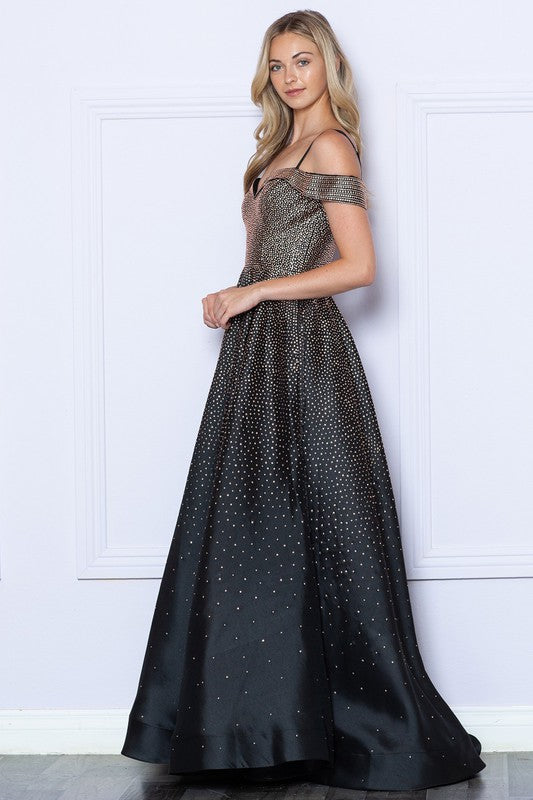 slim fit dress slacks Sequin Cape Sleeve Prom Dress – Mini & Long Gown
