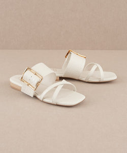 White The Penny - Vacation Sandals