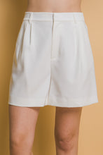 White Vertigo Blazer Shorts