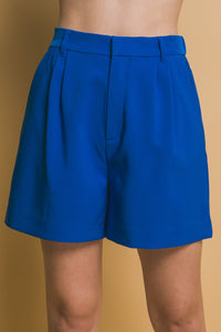 Azure Vertigo Blazer Shorts