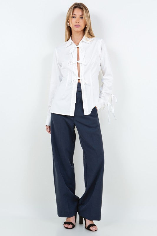 tee shirt with bow tie