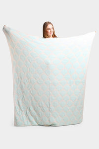 Mermaid Scale Patterned Blanket