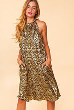 Gold Dot Foil Babydoll Hacci Knit Dress