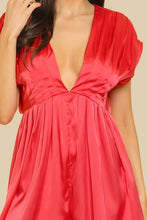 Pink Deep Plunge Romper