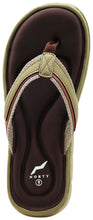 Mens Memory Foam Olive/Brown