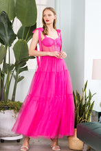 Fuchsia Bra Cap Bodice With Shoulder Strap Mesh Layers Max