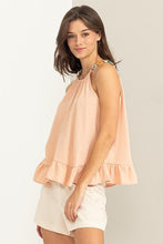 Blush Call Me Sweetie Embellished Shoulder Straps Top