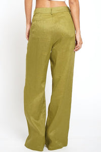 Olive Linen Pleat Plants