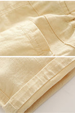 Beige Dog Logo Shorts