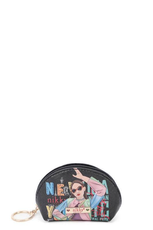Vicky Does Sports Half Moon Coin Purse
