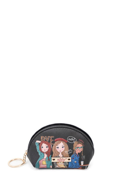 Girls Want To Have Half Moon Coin Purse