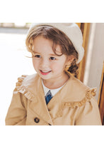 Khaki Loose Mid-Length Trench Coat