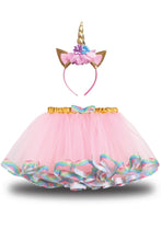 Pink Tutu Pettiskirt with Headband