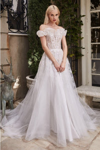 White Wedding Bridal Dress