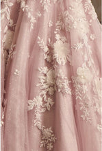 Mauve Gardenia Ball Gown