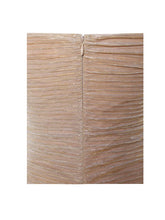 Gold The Glint Gold Ruched Chiffon Long Maxi Dress