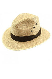 Natural Palm Leaf Panama Style Outdoor Hat