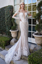 Off White Nude Giselle Wedding Gown