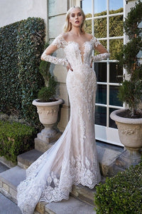 Off White Nude Giselle Wedding Gown