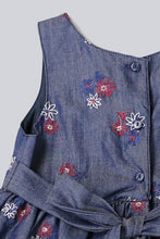 Denim Toddlers & Girls Princess Ruffles Dress