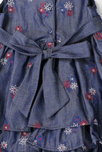 Denim Toddlers & Girls Princess Ruffles Dress