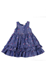 Denim Toddlers & Girls Princess Ruffles Dress