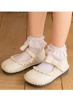 Light Purple Girls Mesh Lace Socks