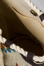 Ivory Handwoven Nouveau Bucket Bag