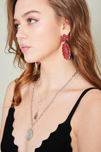 Sbco Western Oval Turquoise Drop Earrings