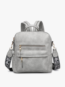 Lt.Grey Amelia Backpack