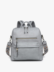 Dusty Blue Amelia Backpack