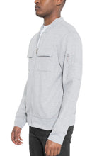Grey Cotton Zip Up Light Weight Jacket