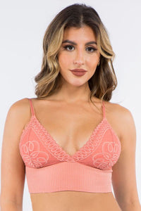 Lace Ribbed Bralette