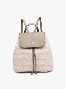 White/Natural Saffron Backpack