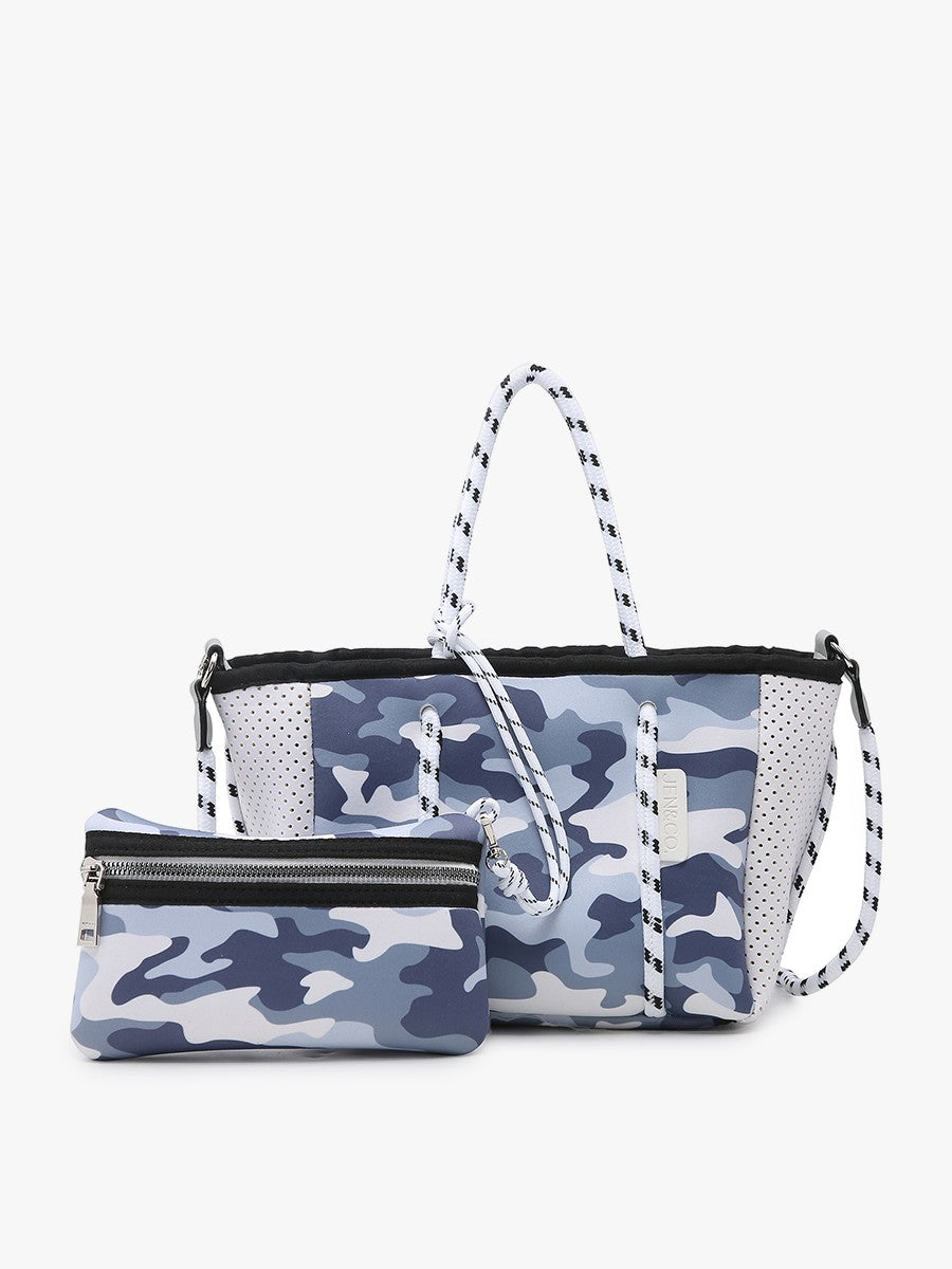 Camo Grey Coralia Neoprene Crossbody