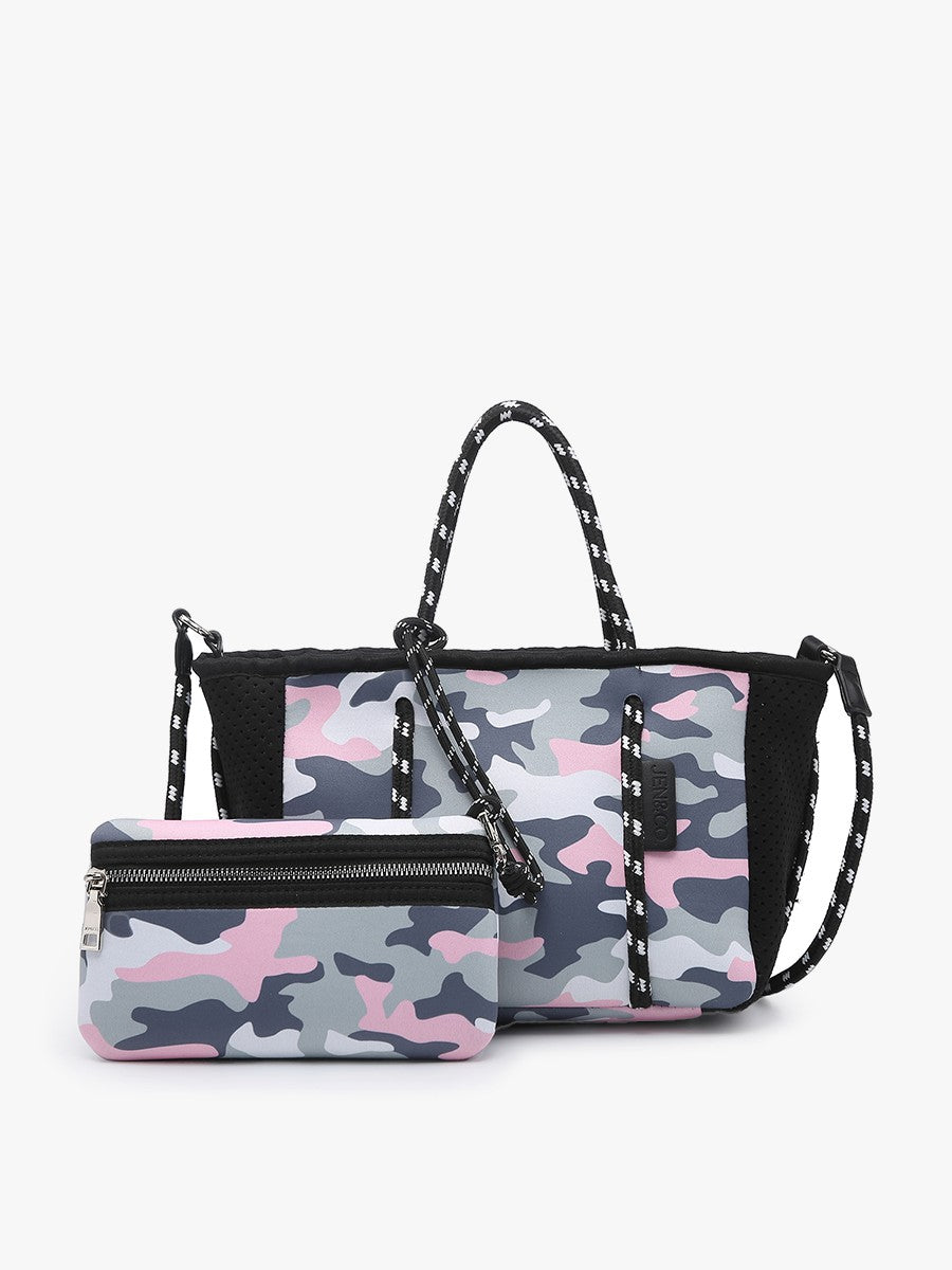 Camo Pink Coralia Neoprene Crossbody