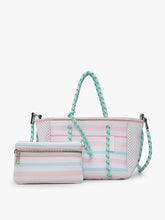 Stripe Multi Coralia Neoprene Crossbody