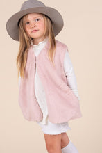 Mauve Soft Fur Vest