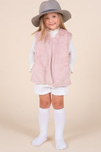 Mauve Soft Fur Vest
