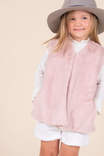 Mauve Soft Fur Vest